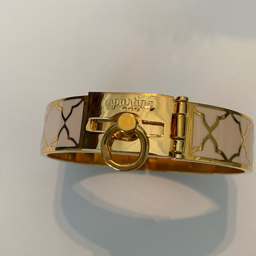 Spartina 449 Gold and Cream Bracelet